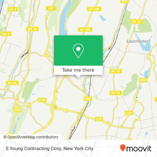 S Young Contracting Corp map