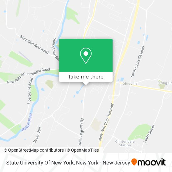 State University Of New York map