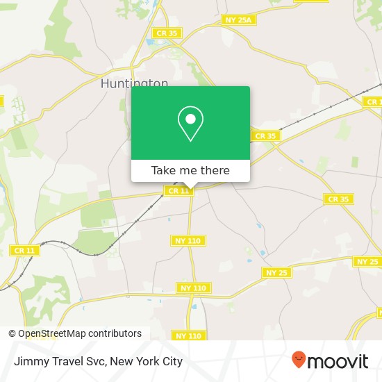 Jimmy Travel Svc map