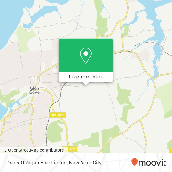 Denis ORegan Electric Inc map