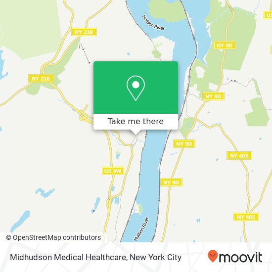 Midhudson Medical Healthcare map