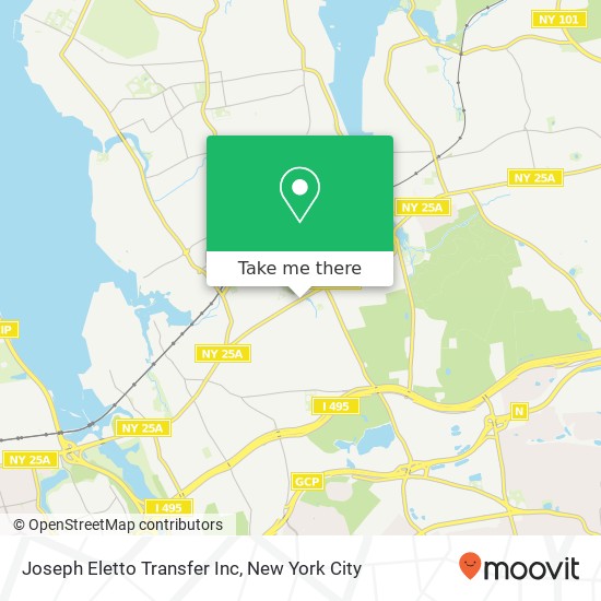 Joseph Eletto Transfer Inc map