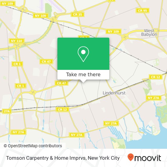Mapa de Tomson Carpentry & Home Imprvs