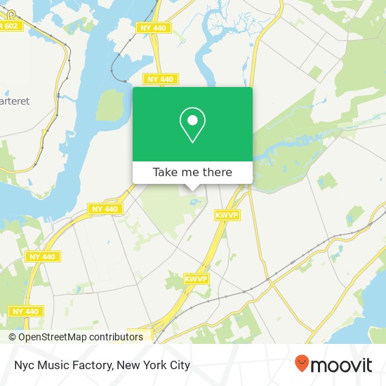 Nyc Music Factory map