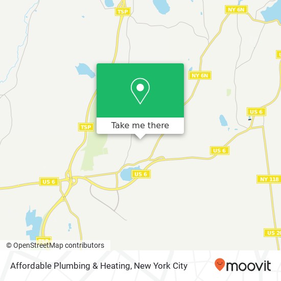 Affordable Plumbing & Heating map