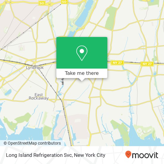 Mapa de Long Island Refrigeration Svc