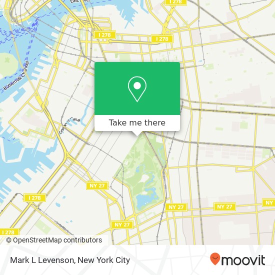 Mapa de Mark L Levenson