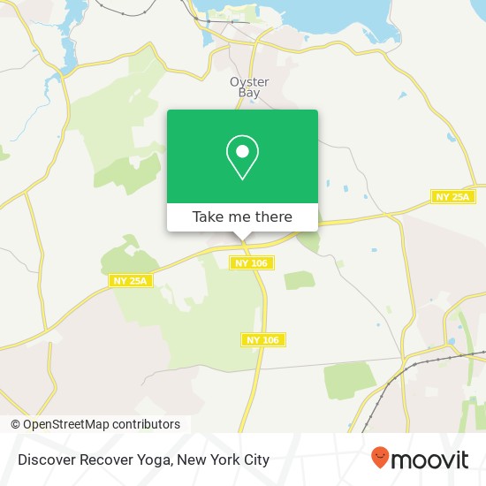 Discover Recover Yoga map