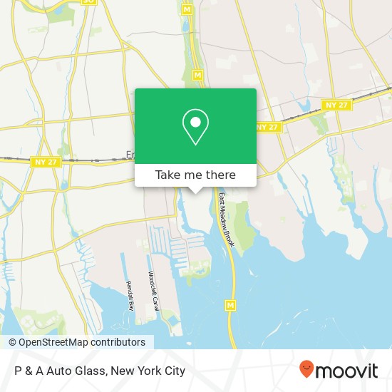Mapa de P & A Auto Glass