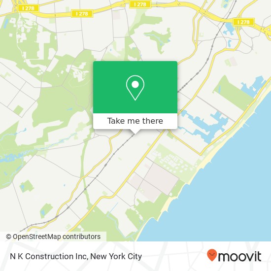 N K Construction Inc map