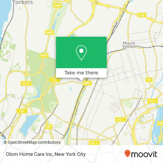 Olom Home Care Inc map