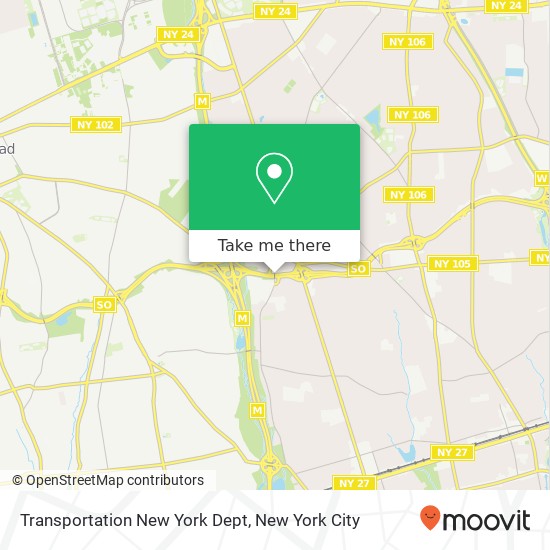 Mapa de Transportation New York Dept