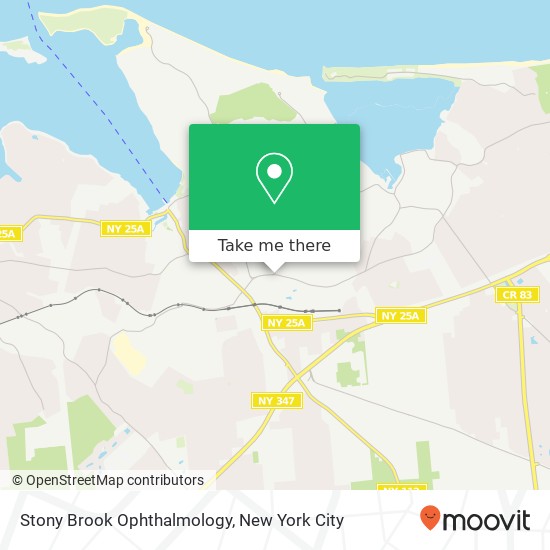 Stony Brook Ophthalmology map