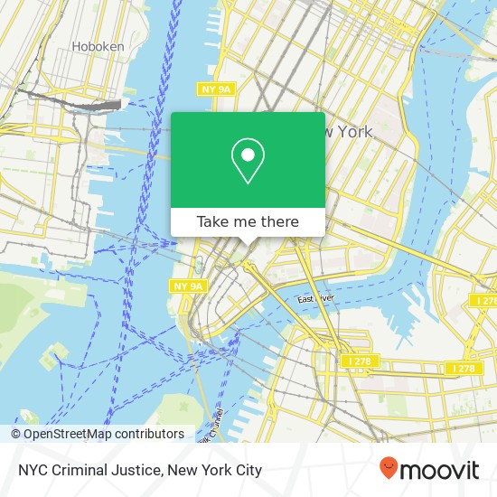 NYC Criminal Justice map