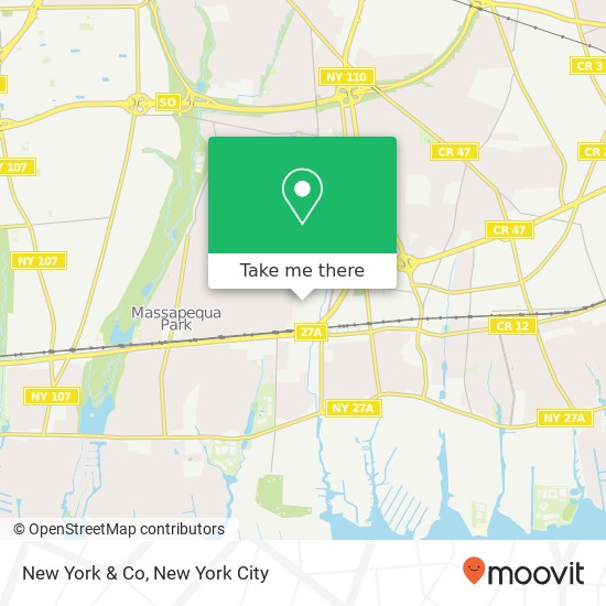 Mapa de New York & Co