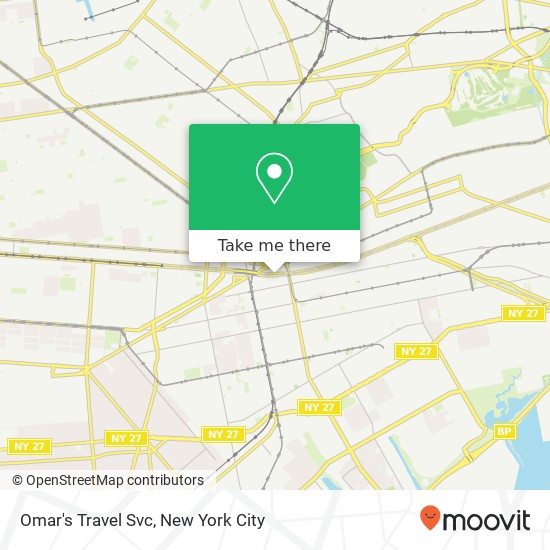 Omar's Travel Svc map