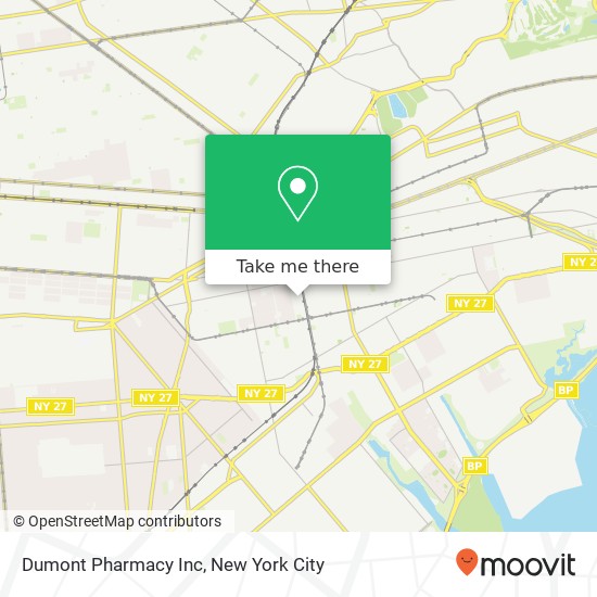 Mapa de Dumont Pharmacy Inc