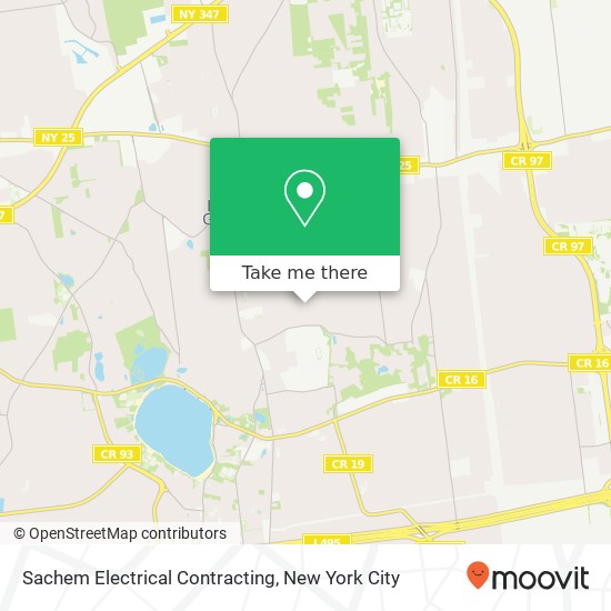 Sachem Electrical Contracting map