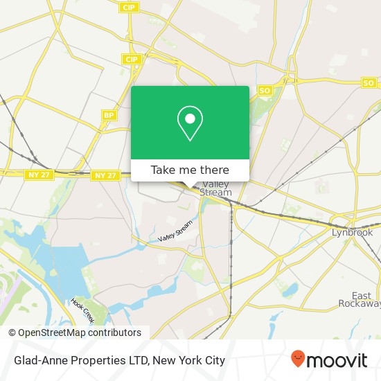 Mapa de Glad-Anne Properties LTD