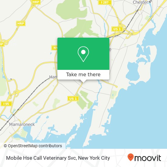 Mobile Hse Call Veterinary Svc map