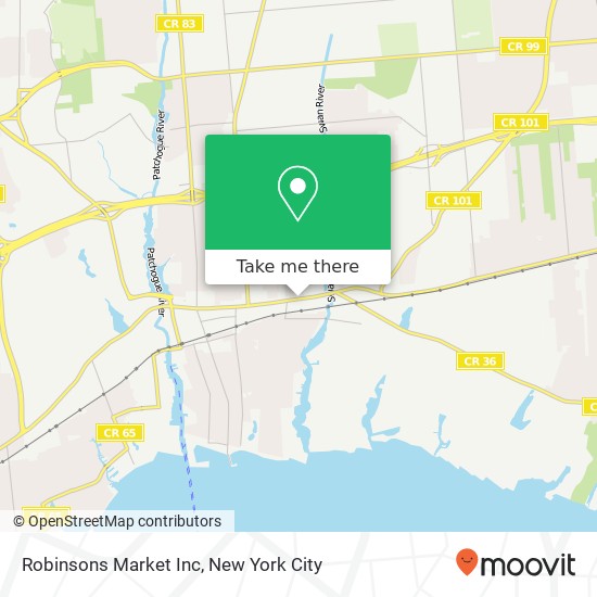 Mapa de Robinsons Market Inc