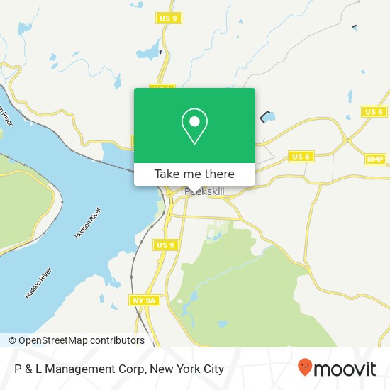 P & L Management Corp map