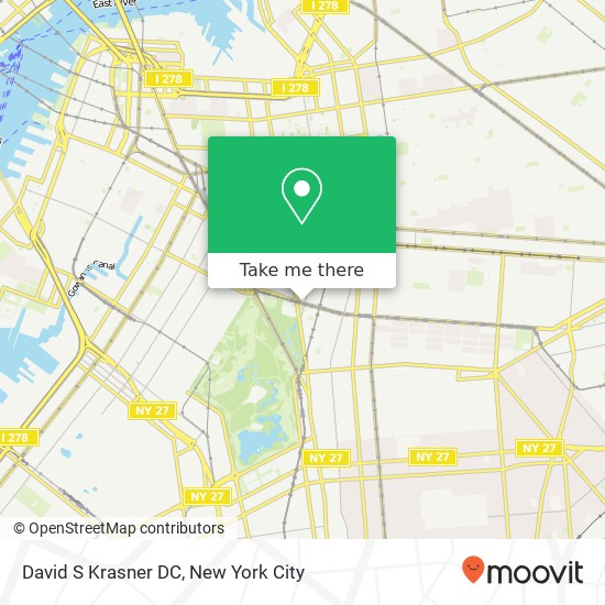 David S Krasner DC map