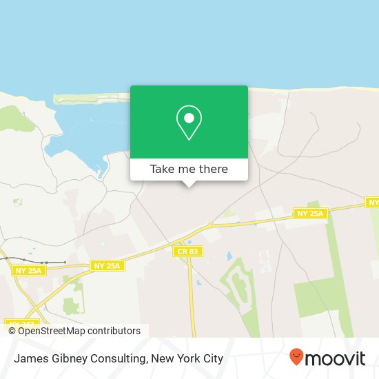 Mapa de James Gibney Consulting