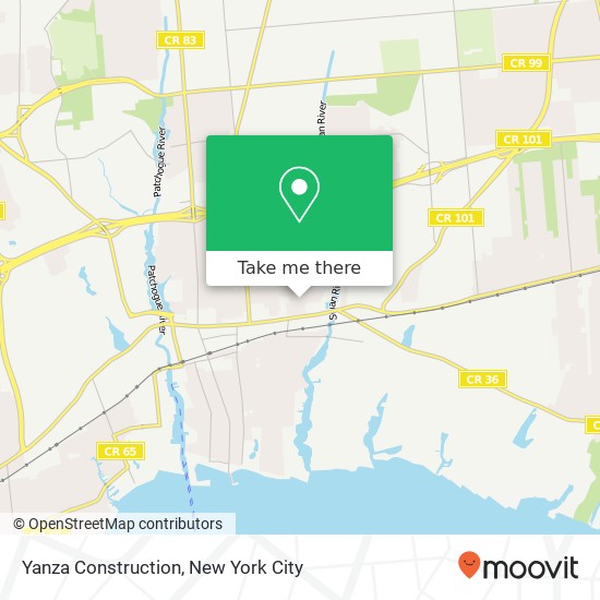 Mapa de Yanza Construction