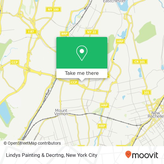 Mapa de Lindys Painting & Decrtng