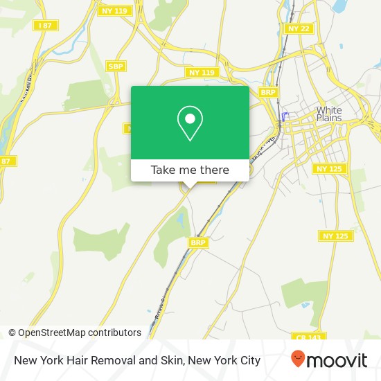 Mapa de New York Hair Removal and Skin