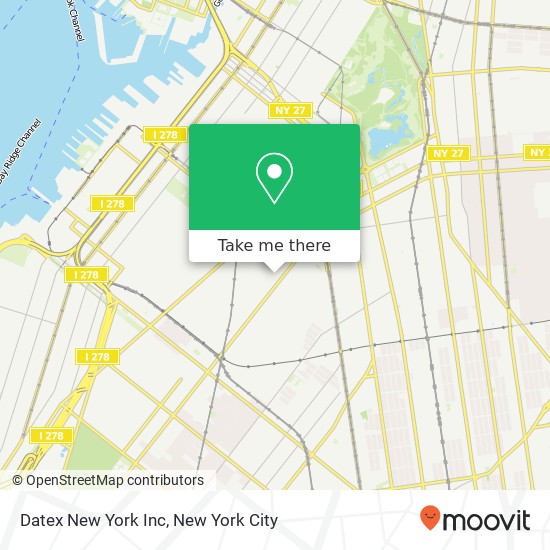 Mapa de Datex New York Inc