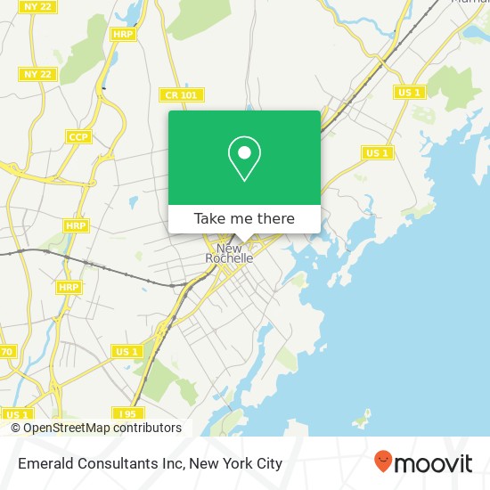 Mapa de Emerald Consultants Inc