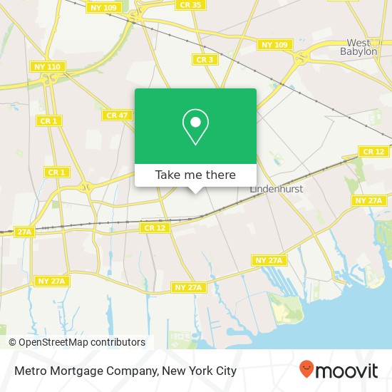 Metro Mortgage Company map
