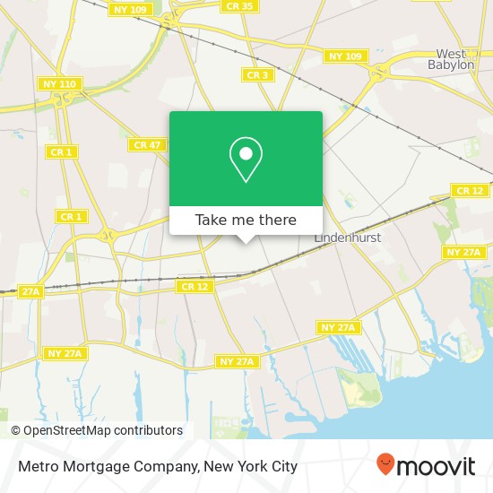 Mapa de Metro Mortgage Company