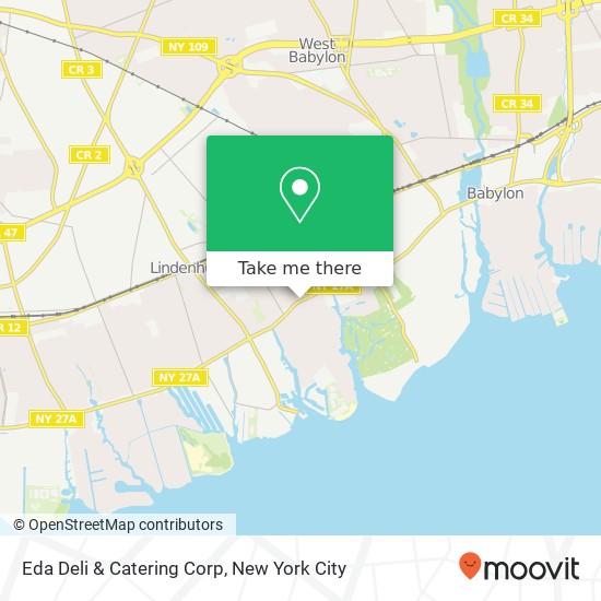 Mapa de Eda Deli & Catering Corp