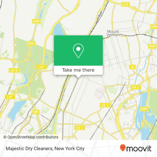 Majestic Dry Cleaners map