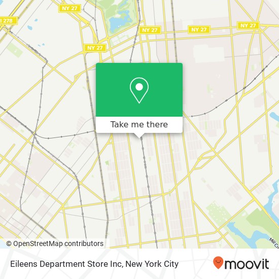 Eileens Department Store Inc map