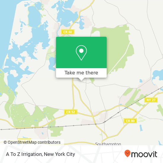 Mapa de A To Z Irrigation