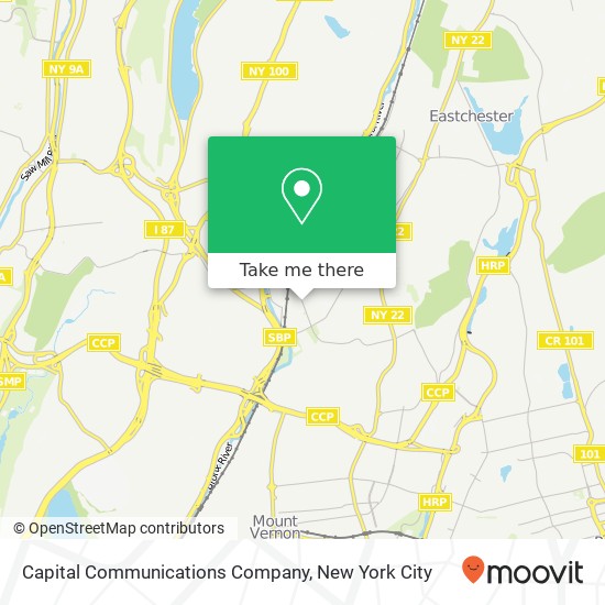 Capital Communications Company map