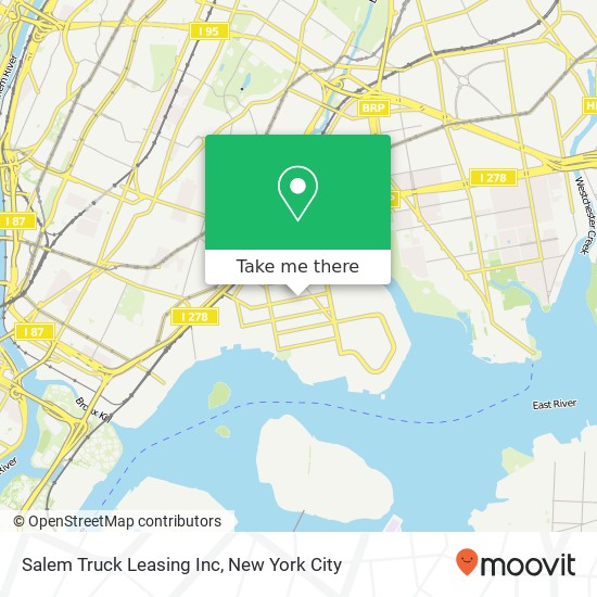 Mapa de Salem Truck Leasing Inc