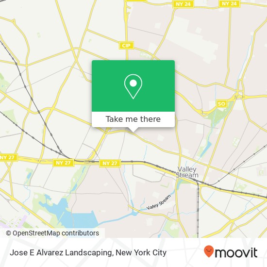 Jose E Alvarez Landscaping map