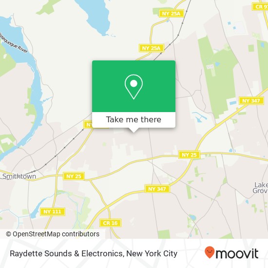 Raydette Sounds & Electronics map