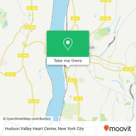 Mapa de Hudson Valley Heart Center