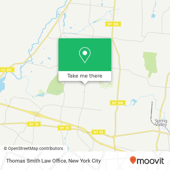 Mapa de Thomas Smith Law Office
