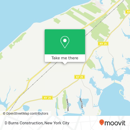 D Burns Construction map