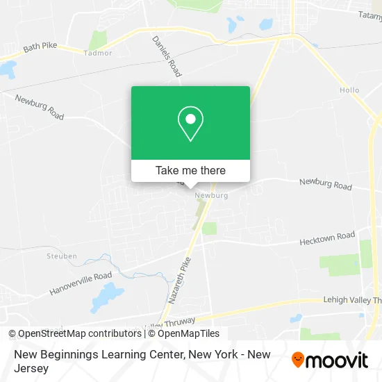 New Beginnings Learning Center map
