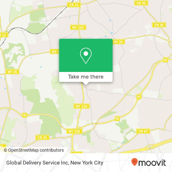 Global Delivery Service Inc map