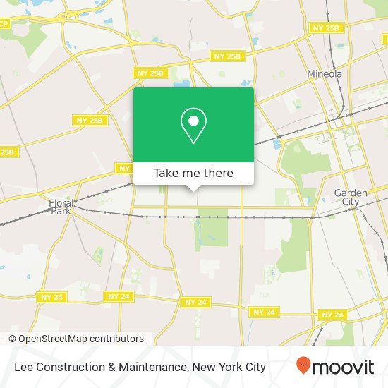 Mapa de Lee Construction & Maintenance