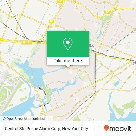 Central Sta Police Alarm Corp map